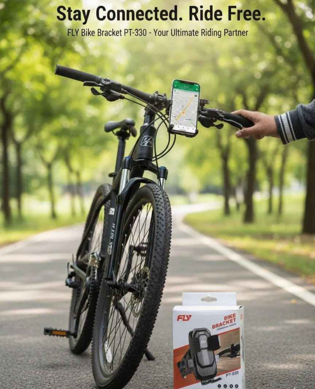 FLY PT-030 Universal Bike Phone Holder