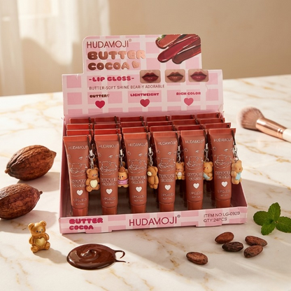Hudamoji Multi-Shade Butter Cocoa Matte Lip  (Pack Of 2)