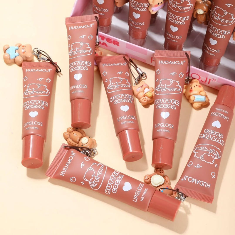 Hudamoji Multi-Shade Butter Cocoa Matte Lip  (Pack Of 2)